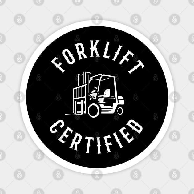 Forklift Certified Magnet by pako-valor